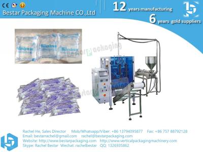 China How to pack liquid water sachet pure water pouch by machine automatically for sale