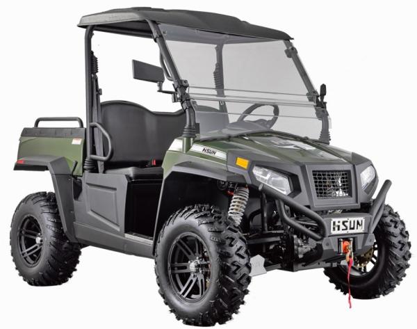 Quality 4WD Hisun Tracks UTV Electric Vehicle 48V Electric UTV with EEC Approved Certification for sale
