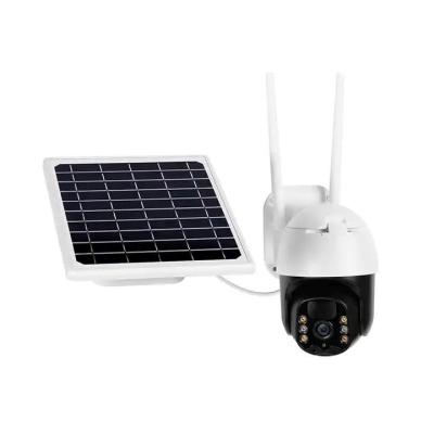 China Wireless PTZ Solar Battery Camera 1080P PIR Human Detection With 3.6mm Lens for sale