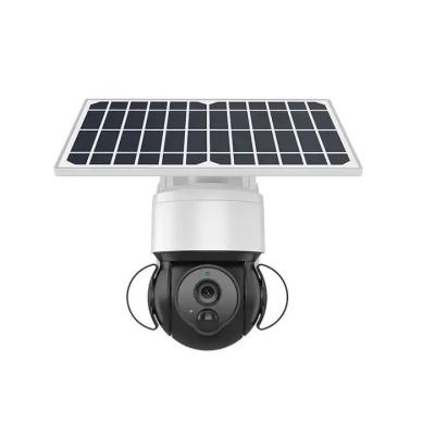 China IP66 Weatherproof Solar Dome Camera 4G LTE Cellular Security Camera for sale