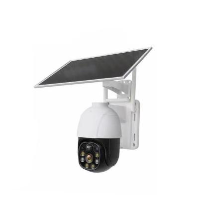 China CE  2MP IP WiFi Solar Powered Security Camera PTZ 360 Degree H.265 Wireless for sale