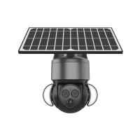 Quality 6MP Full Color Solar Outdoor Security Camera 4G Solar PTZ Camera OEM for sale