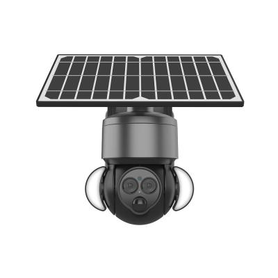 China 6MP Full Color Solar Outdoor Security Camera 4G Solar PTZ  Camera OEM for sale