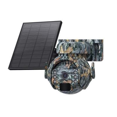 China Camouflage Mini 4G Sim Card Solar Camera HD Full Color Outdoor Solar Camera for sale