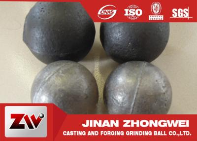 China Cement plant use  forged and low chrome cast grinding ball / steel grinding balls for sale