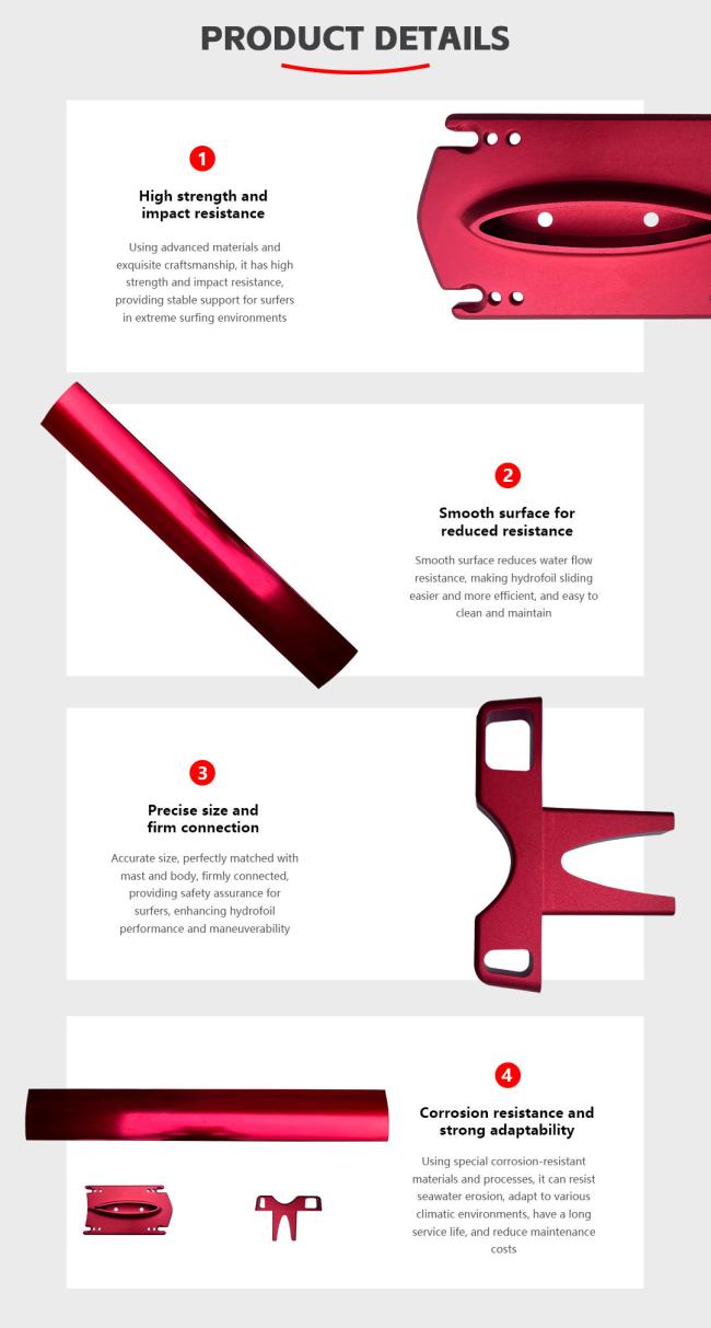 AXIS Foil Mast Size Comparison and Technical Details
