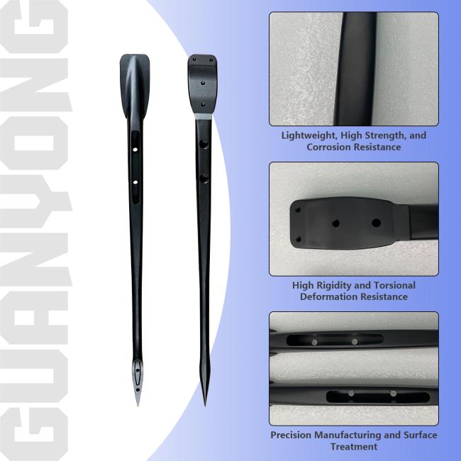 GY-Axis Series Advance Black Fuselage aluminum surfing equipment
