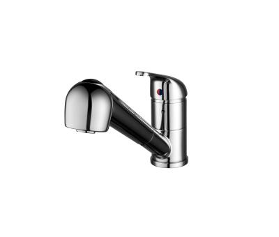 China Chrome Monobloc Kitchen Mixer Tap monobloc sink tap With Pull put Handshower for sale