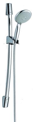 China Mezclador de ducha de baño de cromo moderno con riel deslizante 740 mm altura SH908 en venta