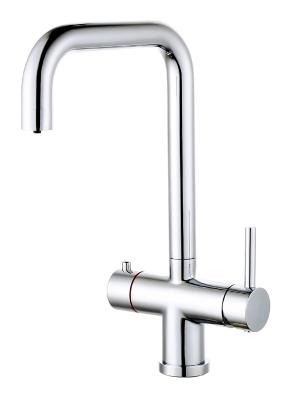 China Standard Brass Kitchen Instant Boiling Water Tap Chrome Color for sale