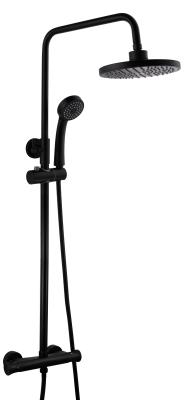 China Black Finish Thermostatic Shower Tap For Bathroom S1034 Contemporary for sale