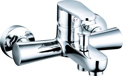 China Brass Chrome Finish Bath Shower Mixer with Single Handle T2011 for sale