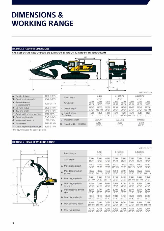 Hyundai Excavator HX340HD