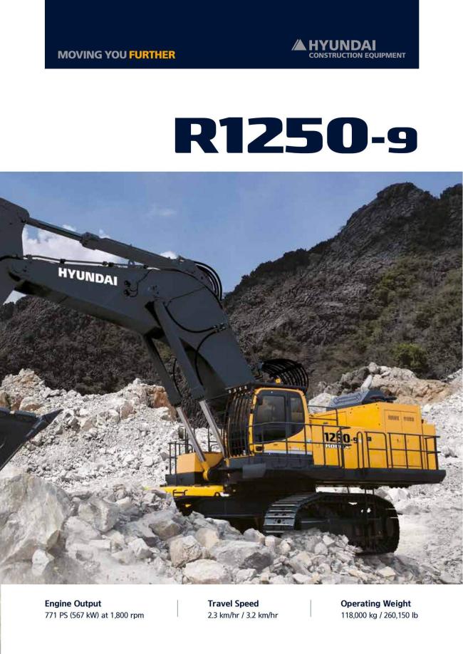 Hyundai Excavator HX1250