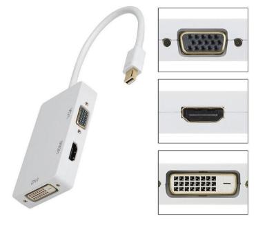 China 3 em 1 mini cabo do deslocamento da transmissão da exposição do raio para Apple para o ar do Mac do MacBook Pro à venda