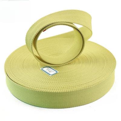 China 10mm-80mm Fire Resistant Webbing Anti Fire Kevlar Webbing Straps for sale