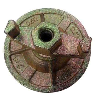 China D100 Galvanized Wing Nut Iron Casting Parts For Formwork Tie Rod System Shot Blasting for sale
