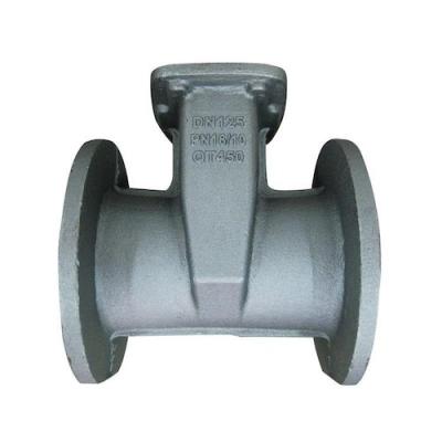 China DN125 Pipe Fittings Ductile Iron Casting Tee Joints For Water System Supply for sale