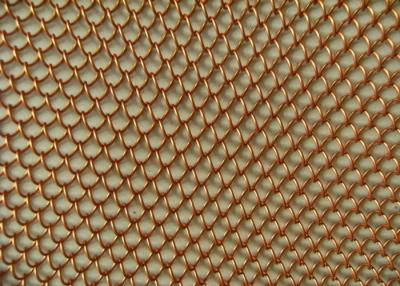 China Decorative Metal Wire Mesh / Chain Melt Mesh For Architecture Decoration for sale