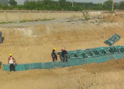 China PP Geotechnical Bags Military Bunker Galfan Metal Gabion Baskets for sale
