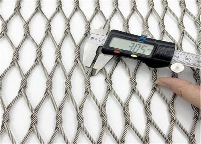 Chine Diamond Hole 7 de x corde Mesh For Zoo Fence d'acier inoxydable 19 1.5MM à vendre