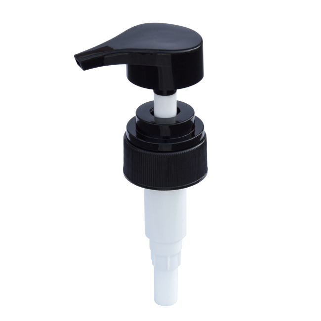 Plastic lotion pump mechanism and assembly