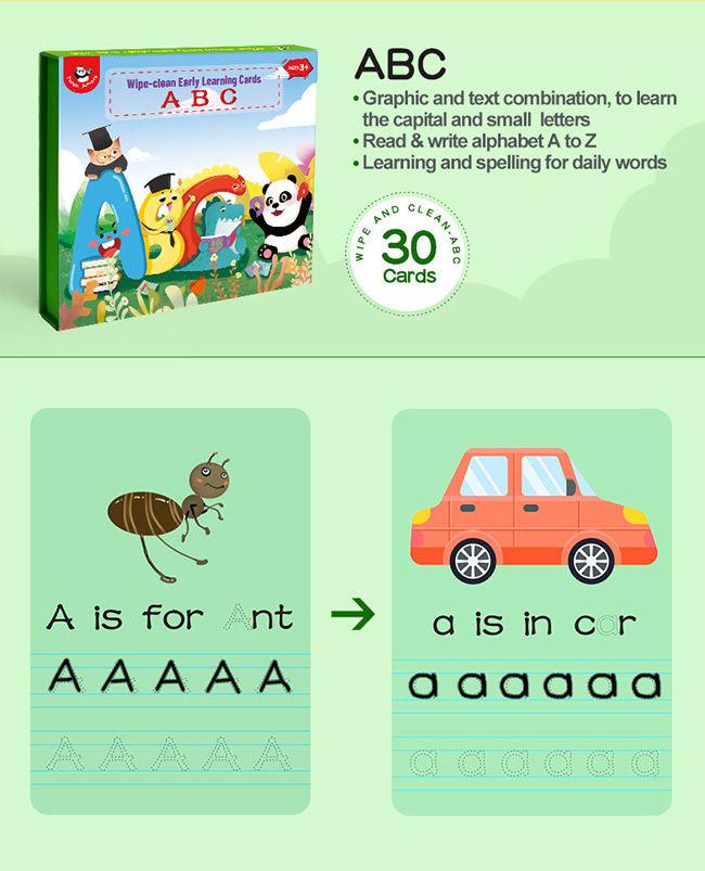 Early Learning Flashcards For 3 Year Olds , Mathematical Thinking Child Brain Games 3