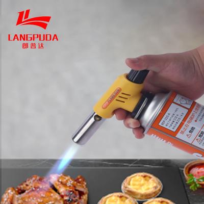 China Liquefied Butane Fuel Gas Torch Gun 2500F Kitchen Flame Lighter for sale