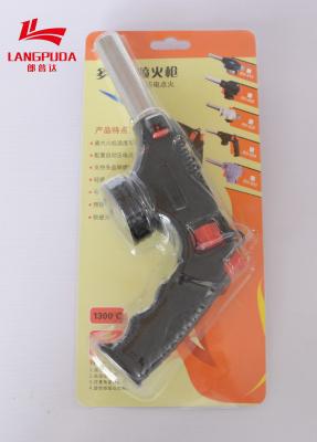 China Micro 22cm 1300 C Butane Gas Gun Torch For Hiking for sale