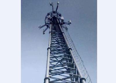 China Outside Microwave Communication Tower Strong Steel Structure Tower for sale