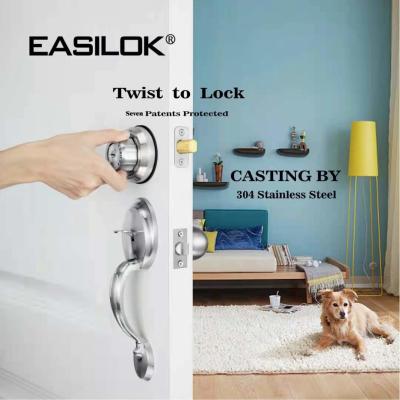 China Twistto Lock deadbolt lock keyless with Anti-Mislock for sale