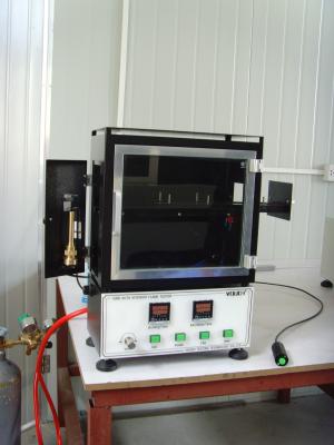 China Vertical Combustion Testing Equipment , Stainless Steel Flame Test Chamber for sale