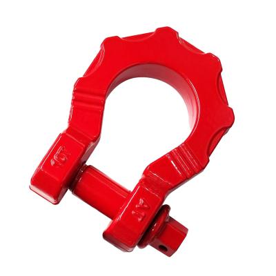 China Non-standard Galvanized Forged Steel Heavy Duty Trailer Tow Towing Receiver Hitch Shackle for sale