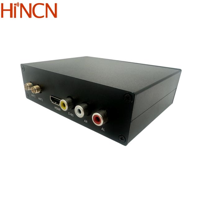 COFDM video receiver unit rear panel connections