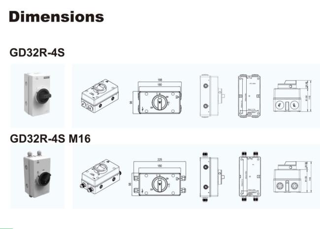 Load Break Isolator Switch Solar Isolating Disconnector Switch Electrical DC Isolator Switch with 2mc4 Connectors for Solar Power System