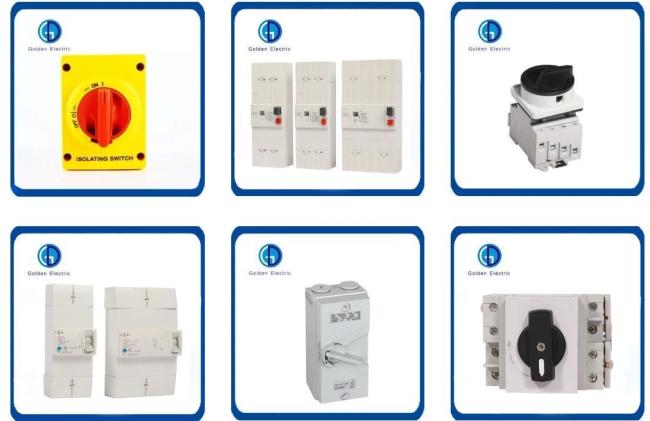 IP66 Solar Switch DC Double Pole 4 Poles Isolator Switch