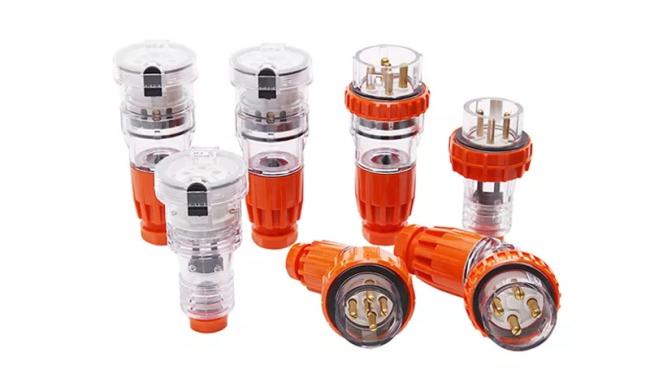 Australian Waterproof Industrial Plug 3pin 4pin 5pin Outdoor 56ai Series 10A 15A 20A 32A 40A 50A 500V Electrical Appliance Inlet