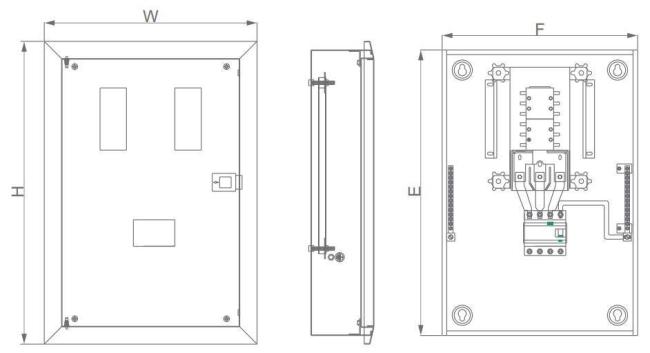 Low Voltage Three Phase Electrical Metal Distribution Box/Rail Type