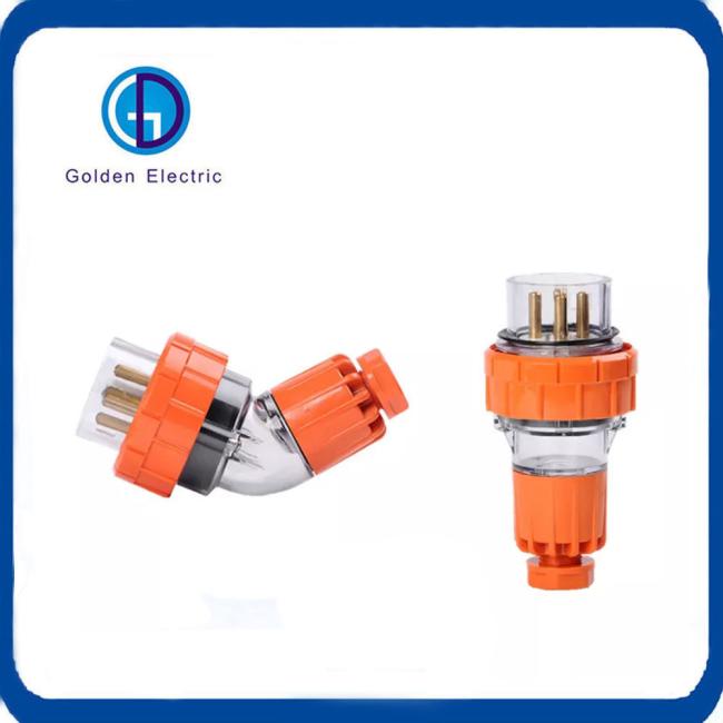 200A 380V/600V Cam-Lock Male Female Socket Electrical Power Supply Camlock Panel Connector Sockets