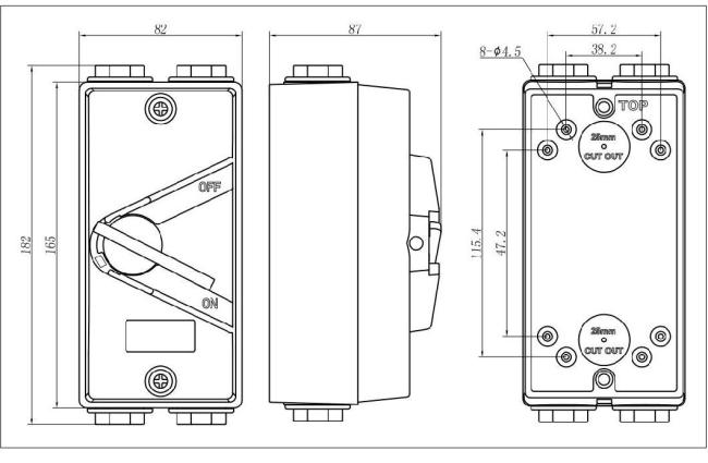 Ukf Outdoor Isolation Waterproof Switch
