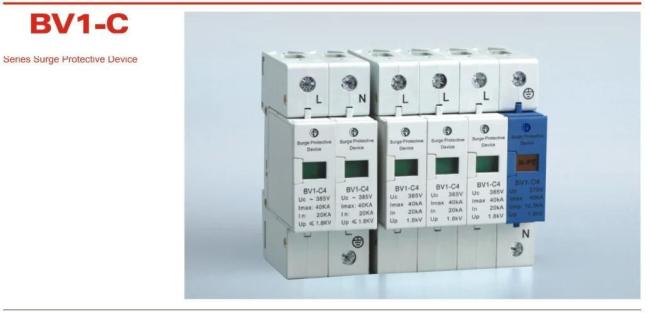 Power Surge Protection Devices 380V Solar AC SPD Electricity Safety House Lightning Arrester