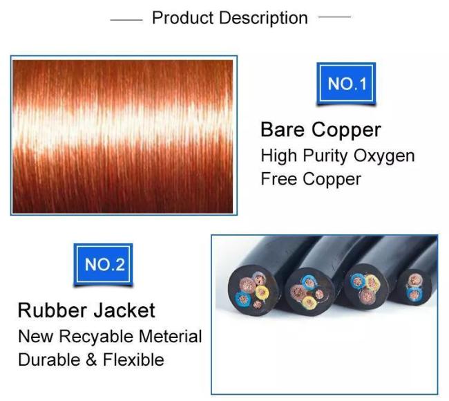 Factory Directly Supply Battery Flexible Aluminium Welding Wire Strong Mobility Rubber Cable