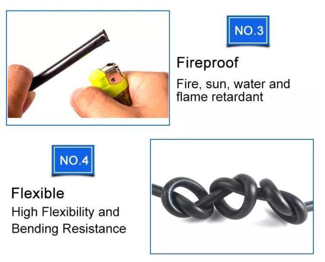 Factory Directly Supply Battery Flexible Aluminium Welding Wire Strong Mobility Rubber Cable