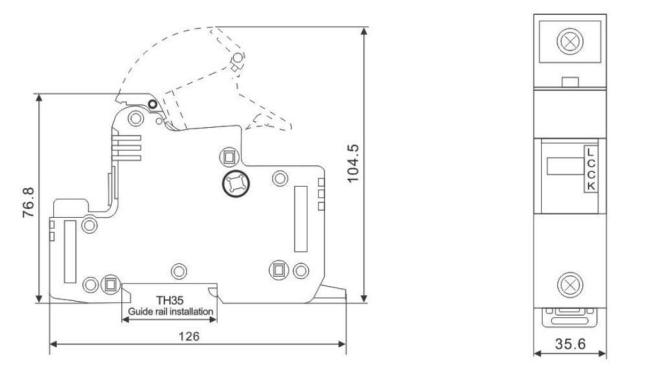 40A 50A 63A 80A 100A 125A 690VAC 22*58mm Ceramic Tube Plastic Fuse Base Holder Gg Am Ar Type Fuse Holders