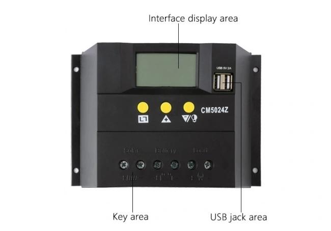Hot Selling 12V/24V/48V Auto PWM Solar Charge Charger Controller Regulator Solar Panel Controller Super Current 80A 100A Controller