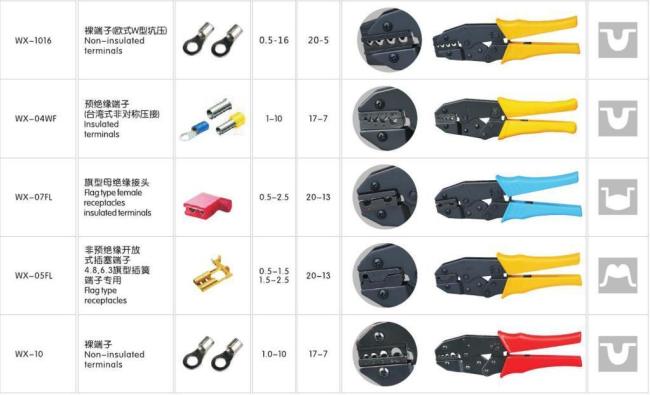 Crimping Tool for Heat Shrink Connectors- Ratchet Wire Terminal Crimper-Racheting Crimper Tools