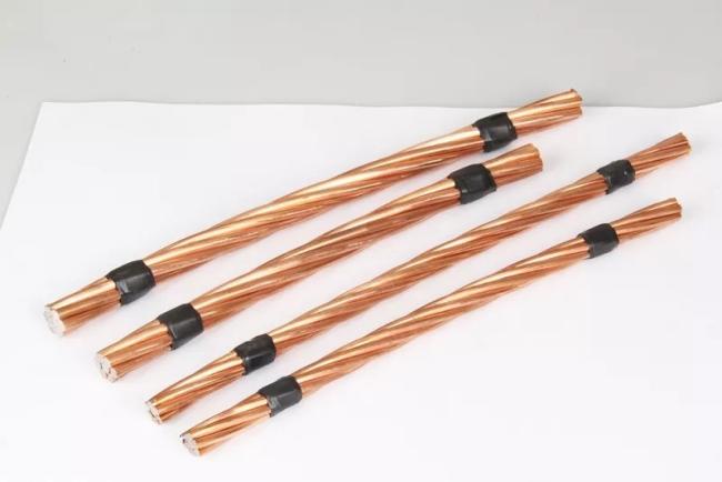 16mm2 - 300mm2 Bare Copper Clad Steel Conductor Electrical Conductor Wire Without Insulation