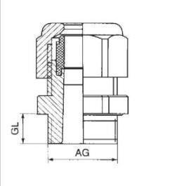 Pg7/Pg9/Pg11 Nylon Cable Gland Pg Series Wire Gland IP68 Waterproof Plastic Cable Gland