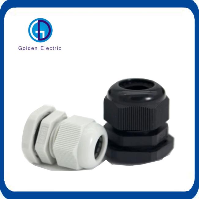 Pg M G NPT IP68 Metric Thread Nylon Electrical Cable Gland Waterproof Plastic Glands Cable Size Customized Reinforced