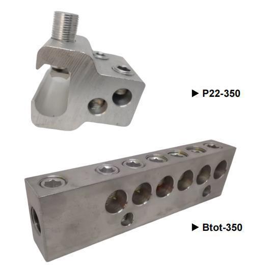 Aluminum Alloy Terminal Lug Transmission Cabinet Accessories Square Wiring Terminal